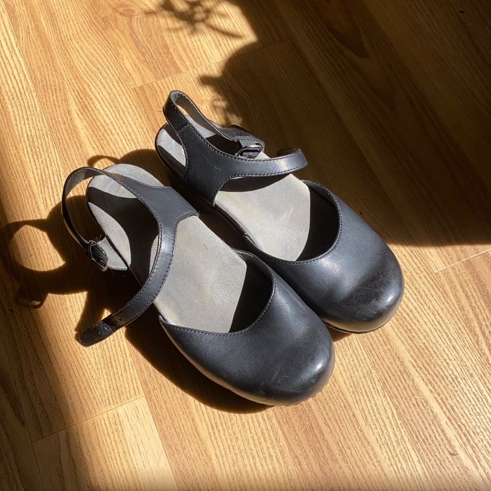 Dansko Mary Jane Clogs, Black, Size 40 (US 9)